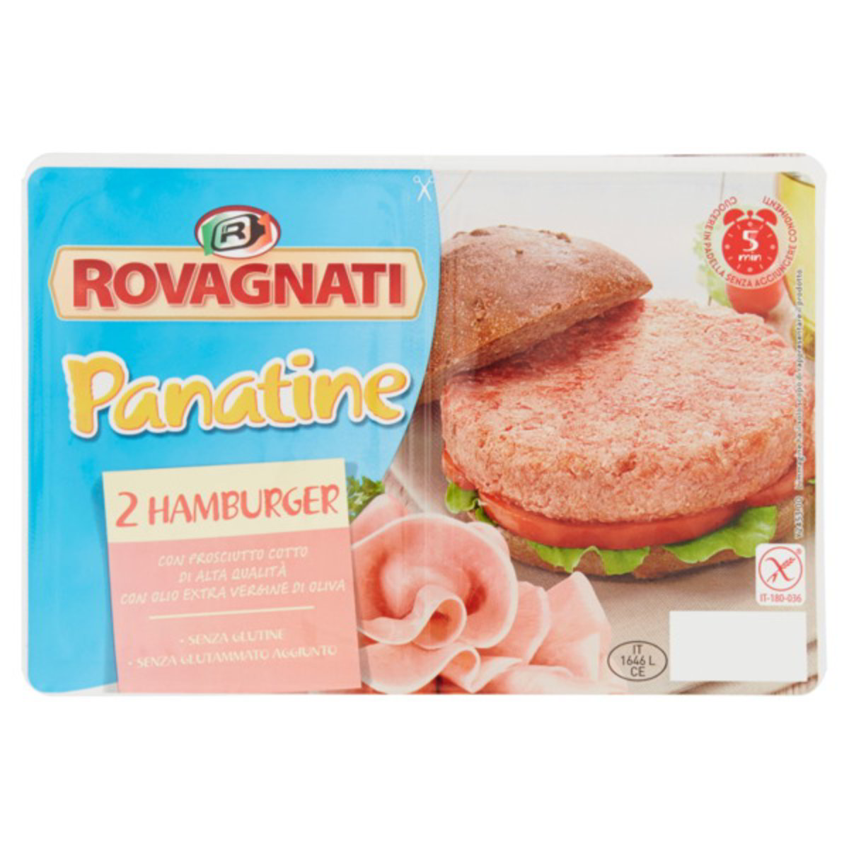 HAMBURGER DI PROSCIUTTO COTTO ROVAGNATI GR.150 secondo